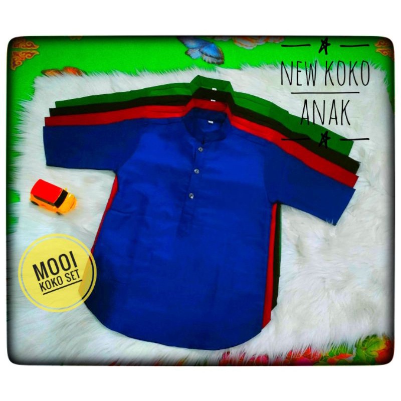 Mooi set Koko Anak || Baju Muslim Anak || Koko Anak (Termurah)