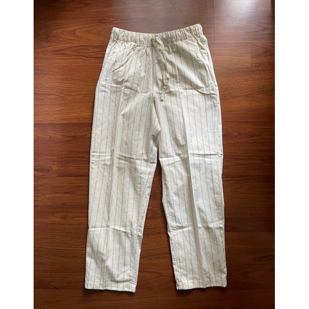preloved uniqlo stripe pants