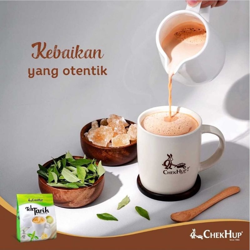 Chek Check Hup Chekhup White Coffee Ipoh Rich Kopi 3 in 1 / White Coffee 2 in 1 / Teh Tarik / Coklat Kokoo Instant Halal