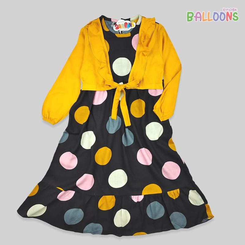 gamis Andin rayon viscose premium ori ballons