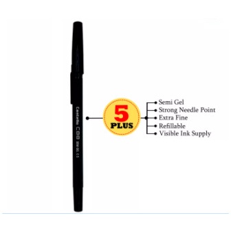 Pulpen Standart Castello C88 Semi Gel 0.5 Hitam Harga Murah bolpoint castello pen