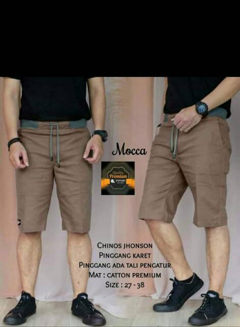 CELANA CHINOS PENDEK PRIA KOLOR DISTRO PREMIUM CELANA KOLOR CHINO