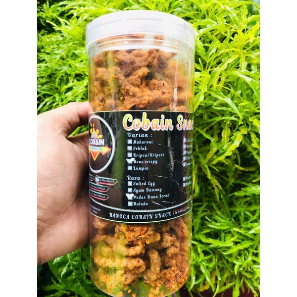 

Keripik Usus / Usus Crispy Toples Besar Cobain Snack