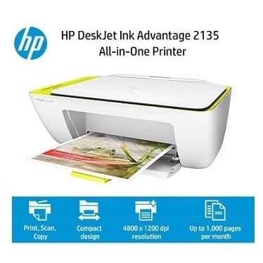 HP DeskJet Ink Advantage 2135 All-in-One Printer