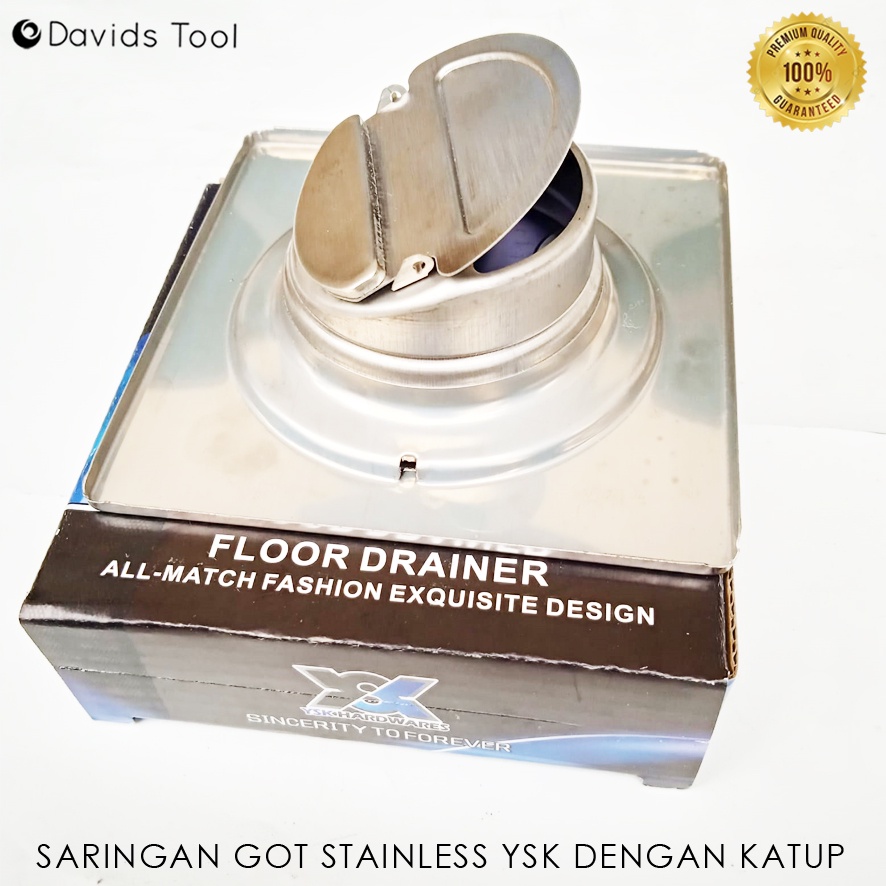 Saringan Got Kamar Mandi Stainless Floor Drain Anti Bau Afur Ysk