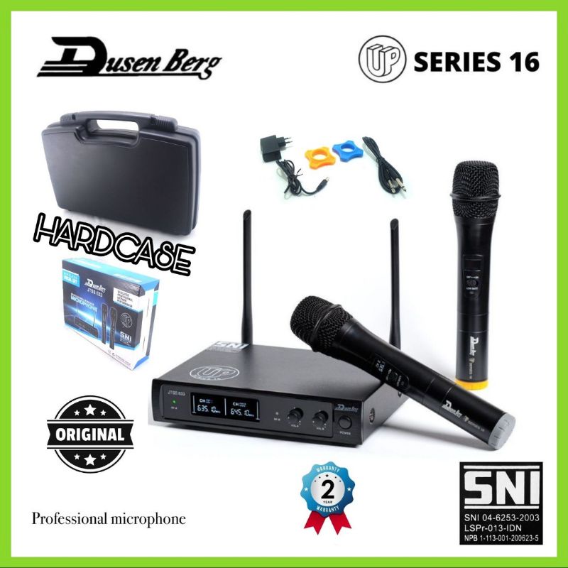 Microphone Wireless DUSENBERG 16 Series 2 Handheld SNI Original