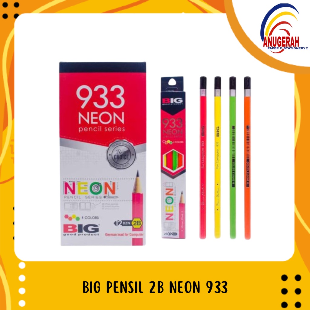 

BIG PENSIL 2B NEON 933 (LSN)