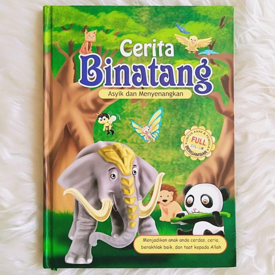 Buku Anak Cerita Binatang Hard cover