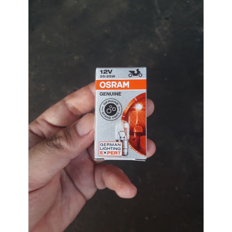 Lampu bohlam dop depan motor non halogen OSRAM