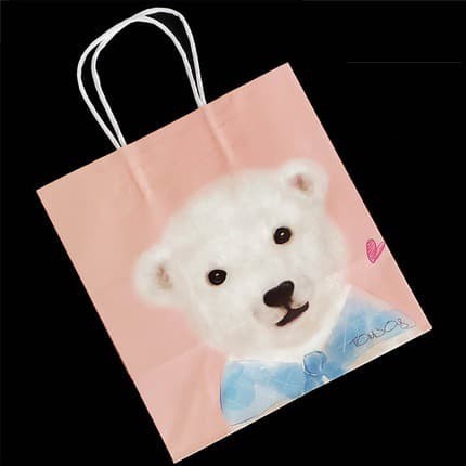 

Paper Bag Cotton Candy Dog Motif Poodle Kantong Packaging