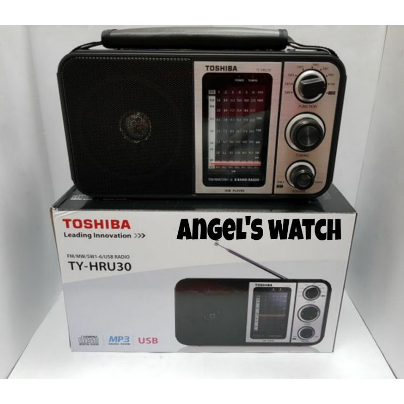 Radio Toshiba 8 bands TY-HRU30 Radio USB Player 100% asli