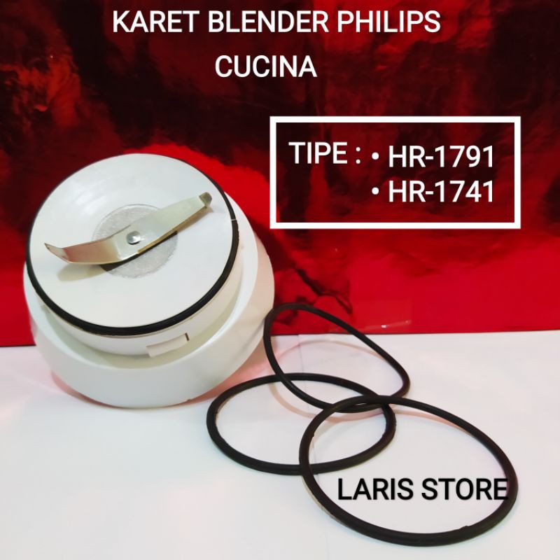 Karet Seal Bumbu blender philips HR 1741 1791 karet Blender cucina