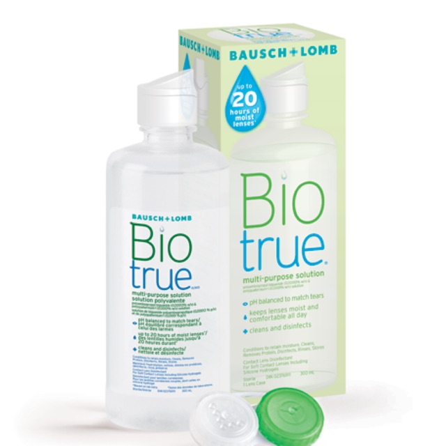 Bio true contact lenses solution 300ml