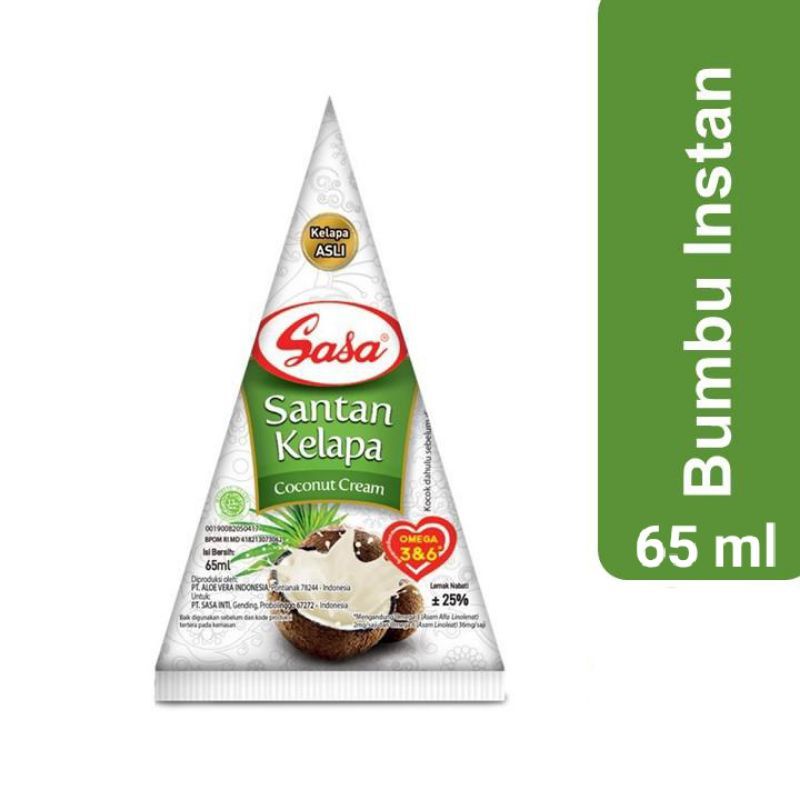 Sasa Santan Cair 3 x 65ml