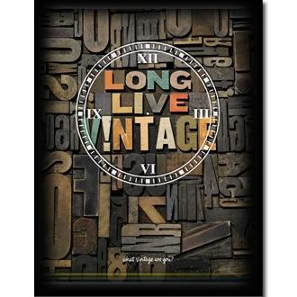 

[COD] kado ultah jam dinding VINTAGE kotak [COD]