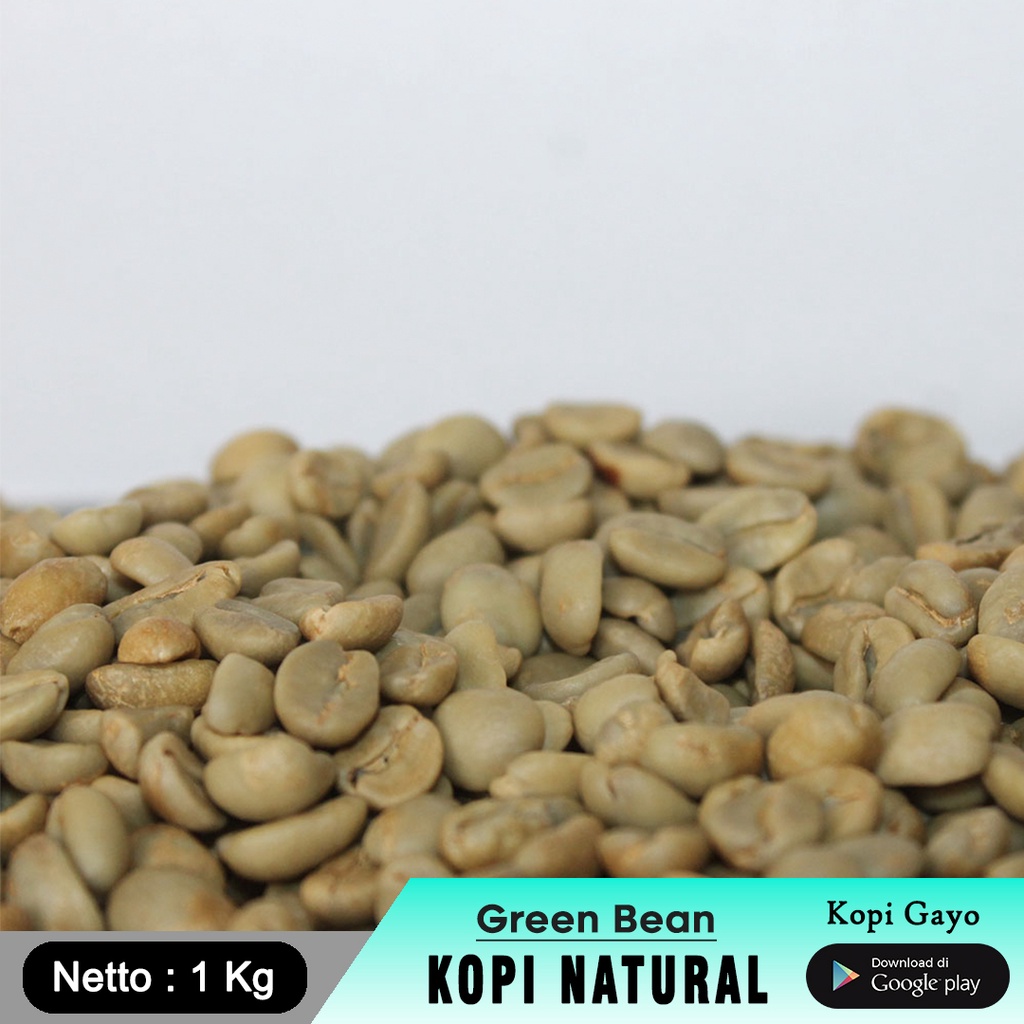 

Aza Coffee Biji Green Bean Kopi Arabika Aceh Gayo Natural 1Kg Kualitas Ekspor