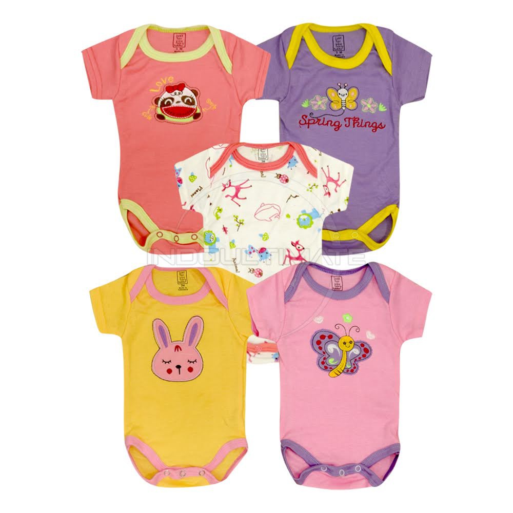 Jumsuit Bayi 100% COTTON BC-01-9 (Label SNI) Jumper Bayi Bodysuit Bayi Jumpsuit Anak Bayi Baju Tidur