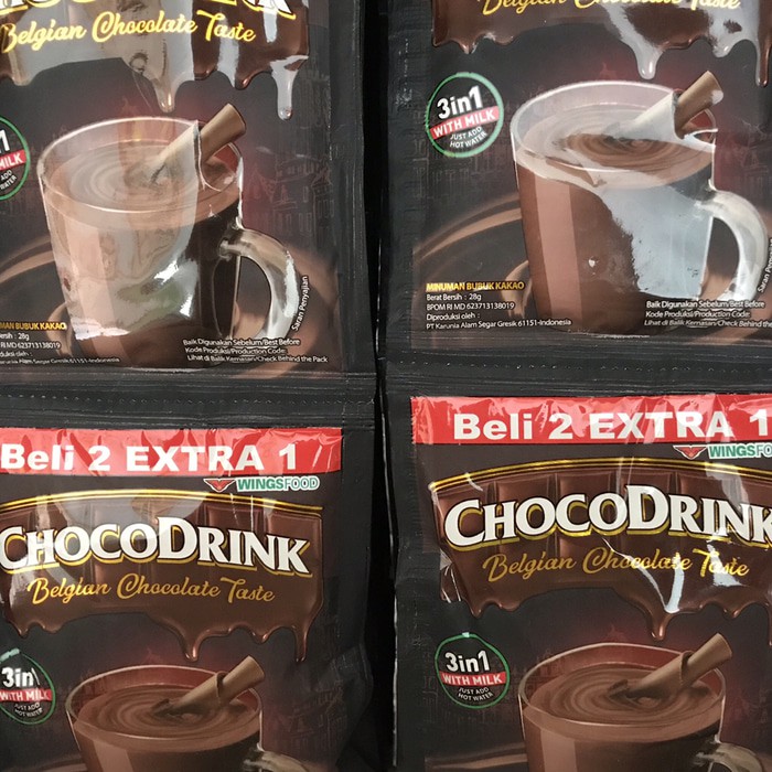 Choco Drink 1 Renceng ( Isi 12 Sachet )