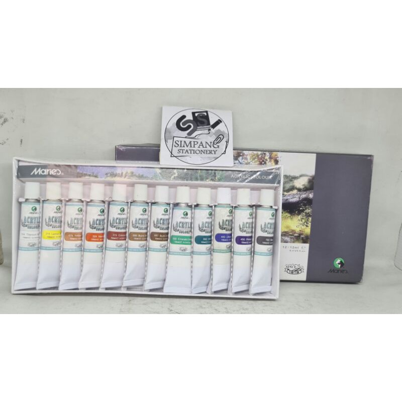 

Maries Cat Akrilik 12 warna
