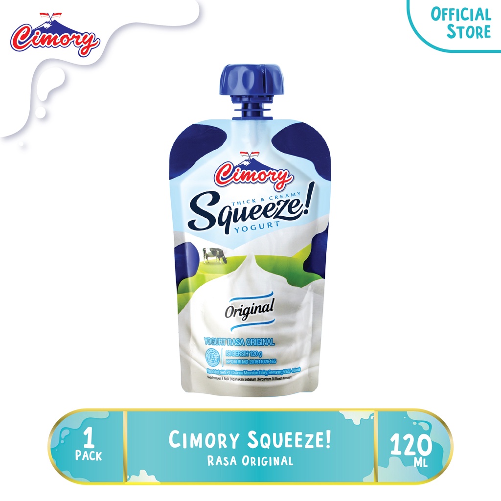 

1 Pc - Cimory Squeeze Original 120 ml