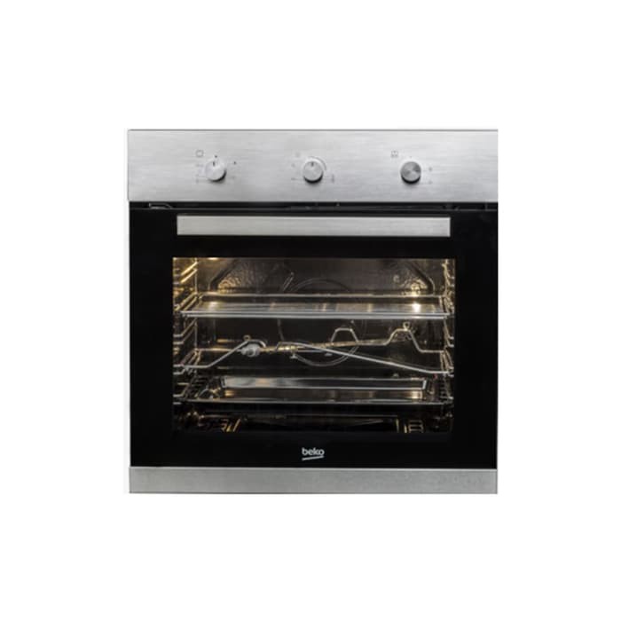 Beko Oven Gas Tanam 66 Liter BIGT22102X Stainless Steel