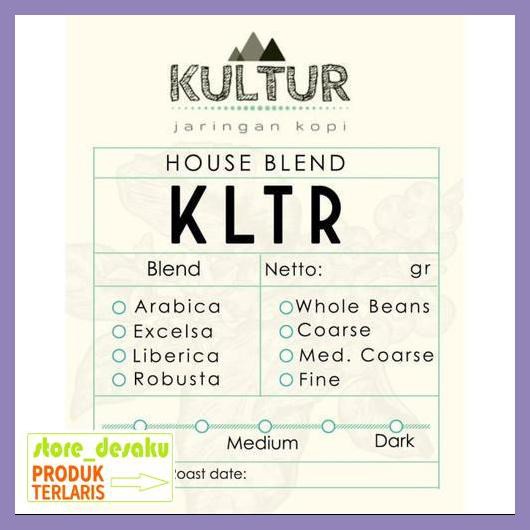 

57Ryr68- Coffee Bean Biji Kopi Blend Robusta & Arabika Kltr 1 Kg - Blend, Beans 4E57Edu-