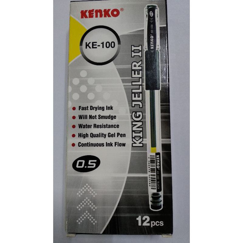 

Pulpen Gel Kenko KE-100 King Jeller II 0.5 mm