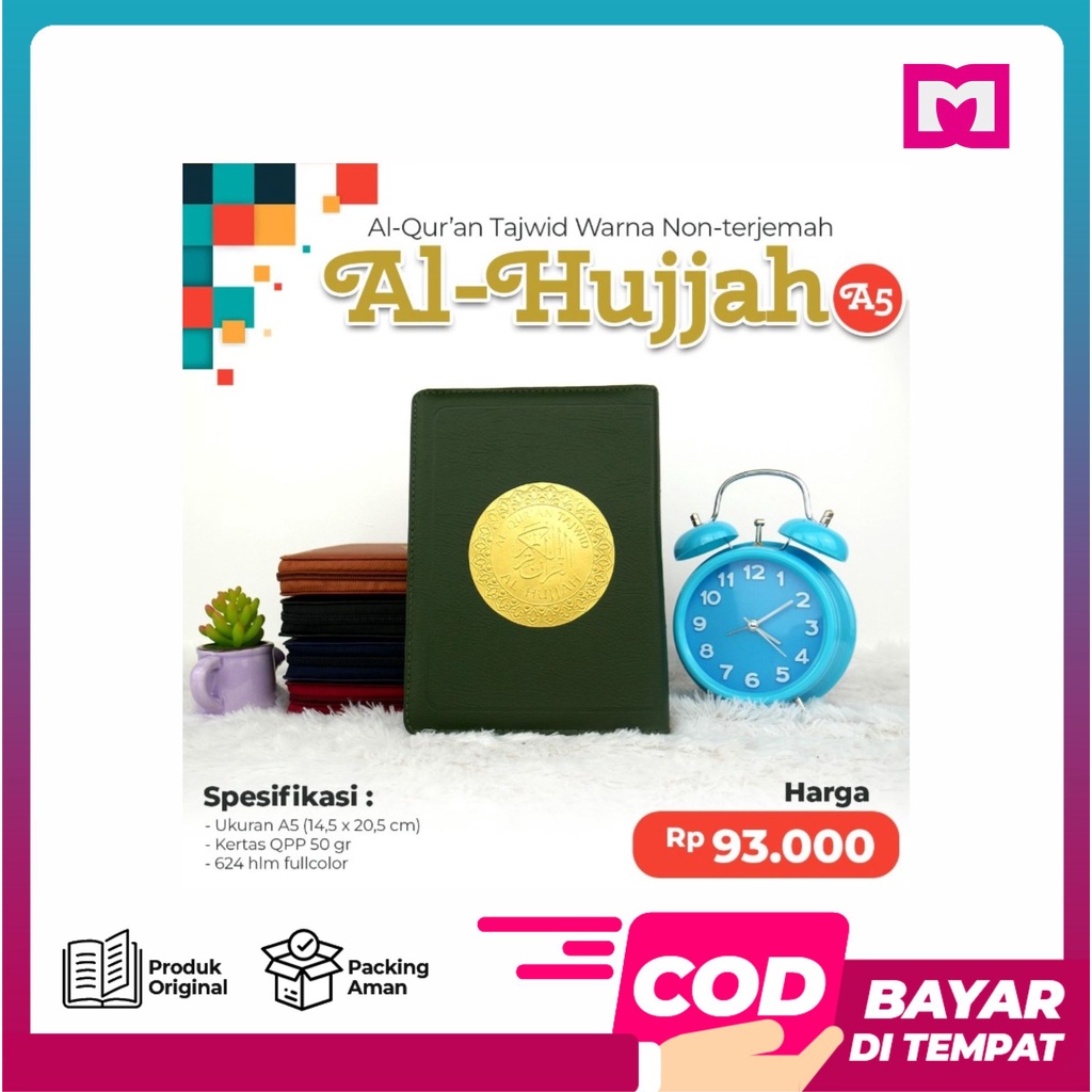 ZIYAD// Mushaf Al Quran Tajwid Al Hujjah Ukuran A5