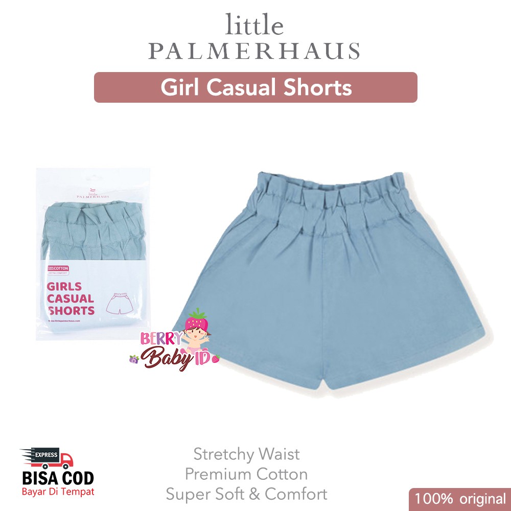 Little Palmerhaus Girls Casual Shorts Celana Pendek Anak Perempuan Berry Mart