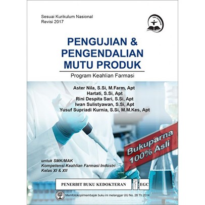 Jual Buku Pengujian Dan Pengendalian Mutu Produk | Shopee Indonesia