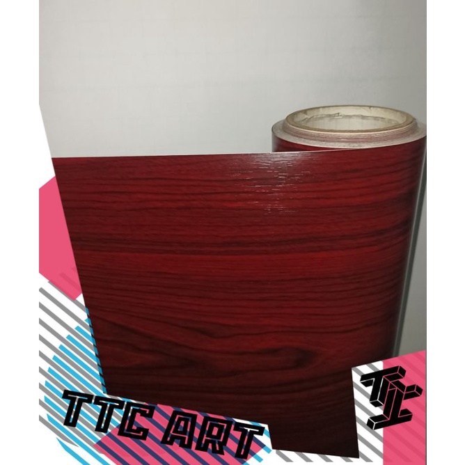 STIKER SERAT KAYU/STIKER MOTIF KAYU