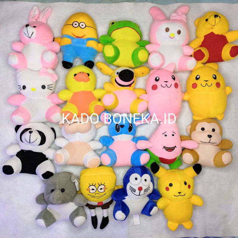 BIG PROMO BONEKA BERUANG MINI TEDY BEAR MINI UKURAN 15-17 CM BONEKA BOBA MURAH / BONEKA KECIL