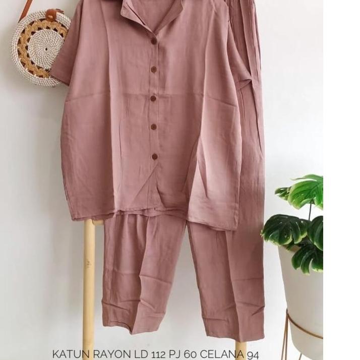 ⅍ ONE SET LENGAN PENDEK | KEMEJA POLOS LENGAN PENDEK | SETELAN POLOS WANITA | SETELAN PENDEK | SETEL