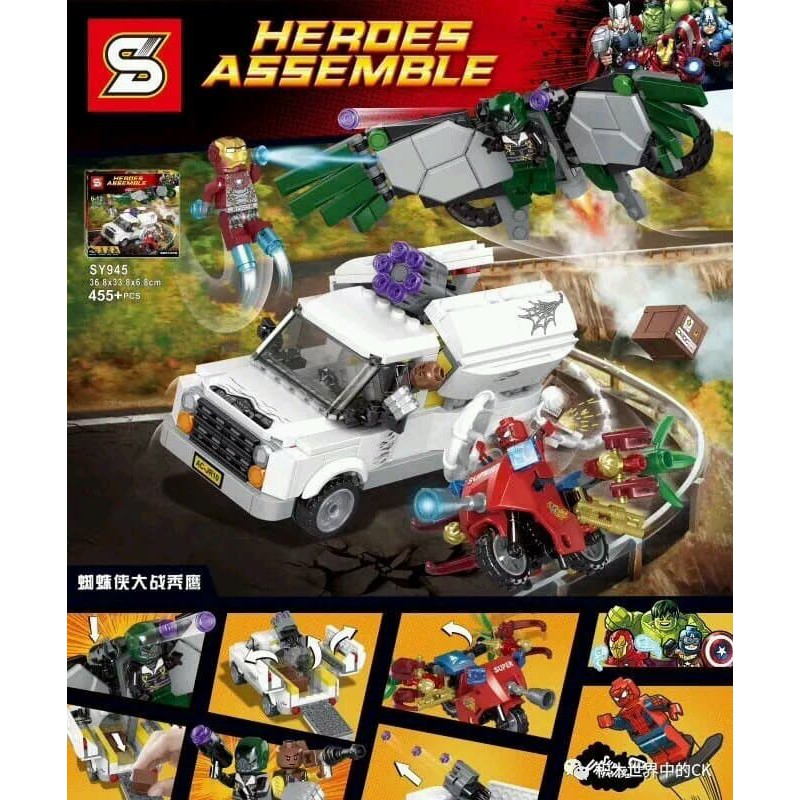 SY 945 Beware The Vulture Spiderman Team Up Ironman