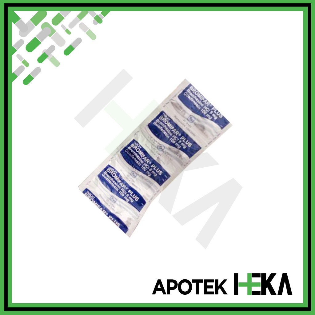 Bromifar Plus Tablet Strip isi 10 - Obat Batuk Berdahak (SEMARANG)