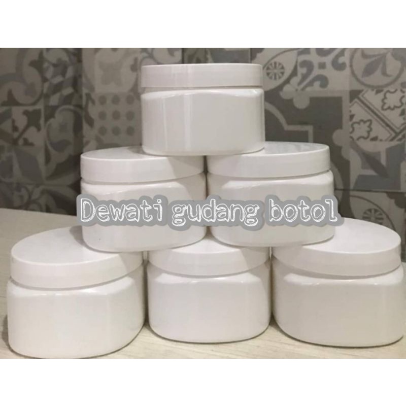 POT LULUR 250 GRAM PET KOTAK PUTIH