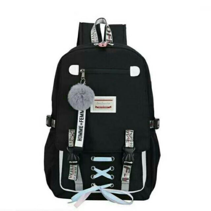 NEW Ransel Backpack sekolah Pita Tengah / Kekinian / BestSeller / backpackpita