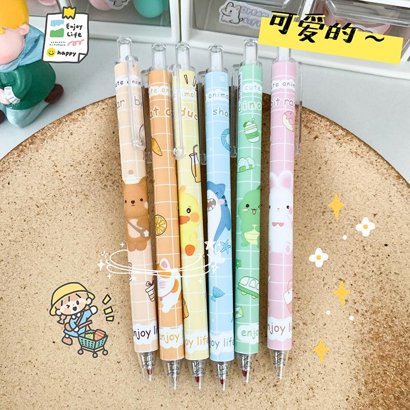 [THE UNIVERSE] Pulpen Gel Mekanik 0.5mm CUTE CARTOON Pena Mekanik Stationery BUJO Aesthetic - ST002