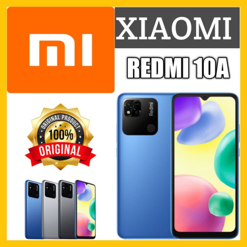 TERLARIS!! REDMI 10A RAM 3/32 &amp; 3/64 GARANSI RESMI XIAOMI INDONESIA