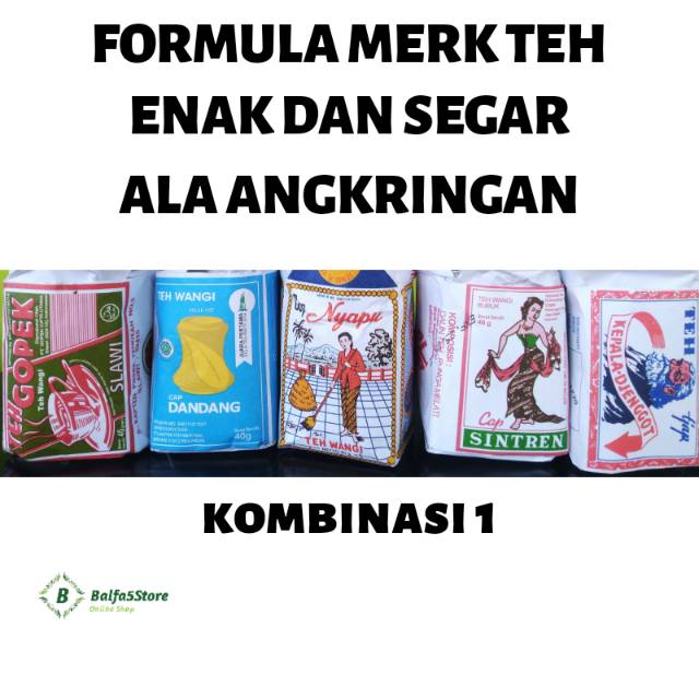 Ready Paket Teh Tubruk Enak 5 Merk Gopek Dandang Nyapu Sintren Djenggot Shopee Indonesia