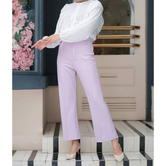 PAKAIAN WANITA - MILEA PANTS - CELANA WANITA - CELANA BAHAN - BAWAHAN WANITA