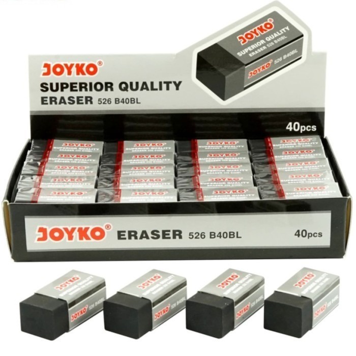 

Penghapus Joyko Pensil Hitam 526 B40BL per pcs