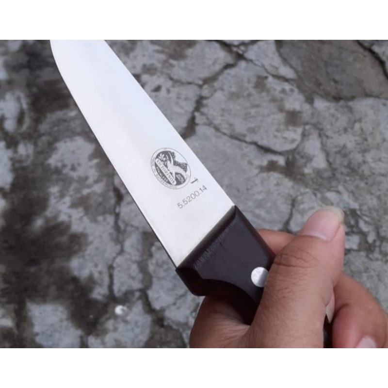 "Butcher knife / pisau sembelih victorinox cap payung /Crossbow original kode 5.5200.14
