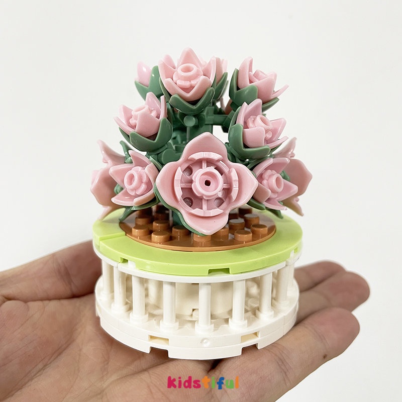 Mainan Balok Mainan Edukasi Bunga Flower Mainan Anak Perempuan