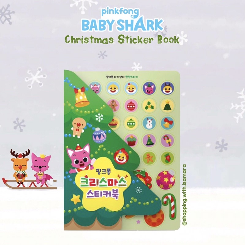 Pinkfong Baby Shark Christmas Sticker Book
