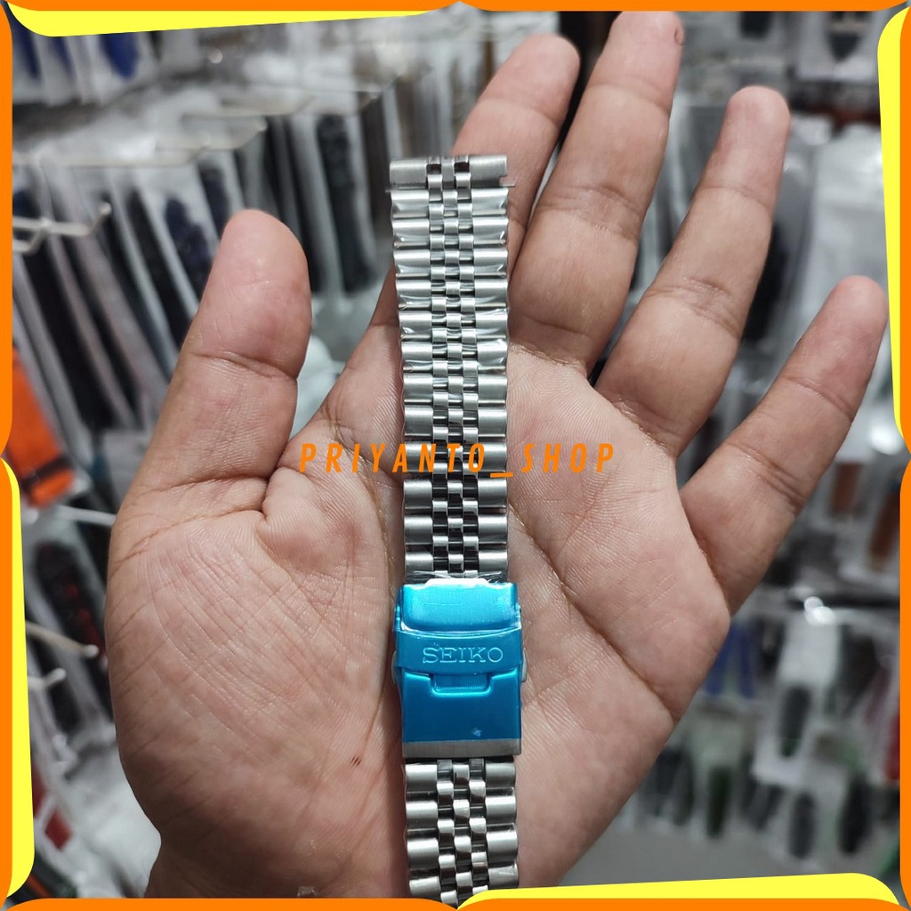 22mm Seiko SKX-007 SKX-009 Jubilee Strap Tali Jam Rantai Seiko 22mm Premium Watch Bend Terbaik