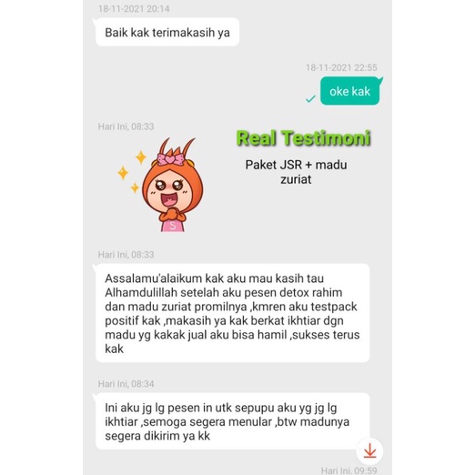 JSR Detox rahim isi 10 pcs