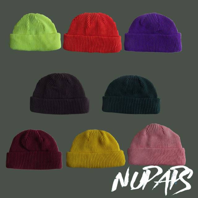 TERMURAH Short beanie hat skate series/beanie hat model pendek/kupluk beanie/beanie hat oldschool