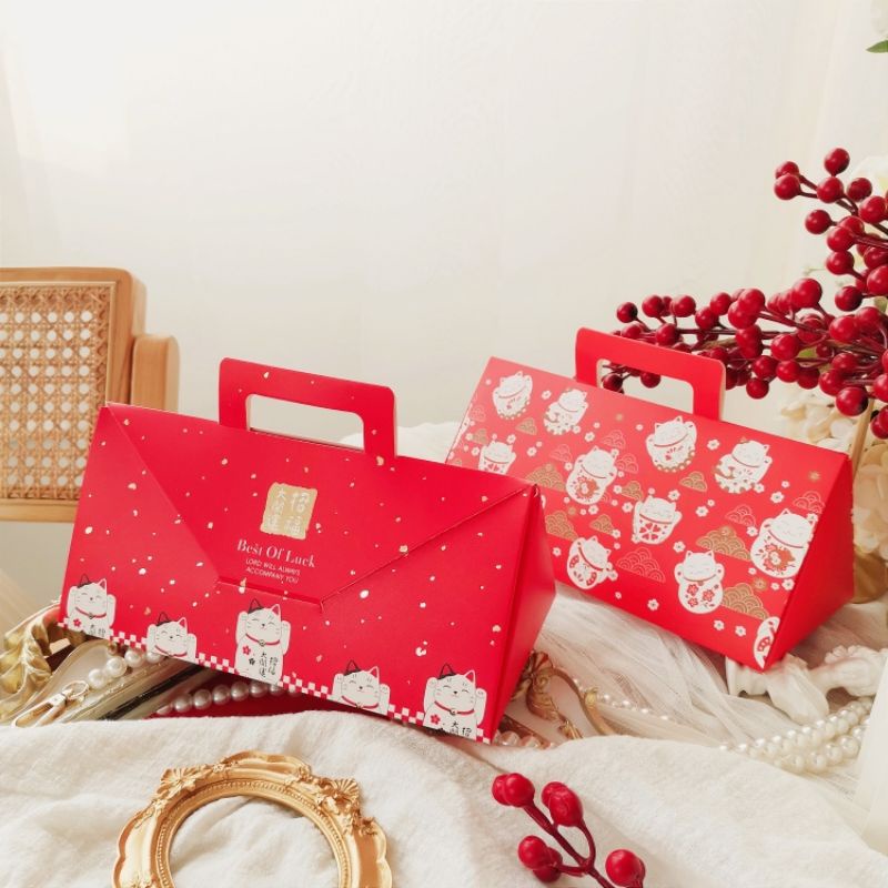 

5pcs Box hamper gift box imlek sincia segitiga CNYB13