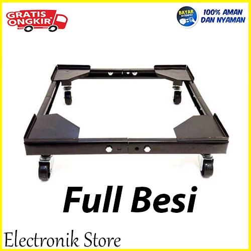 Roda Kulkas 1 Pintu / 2 Pintu / Roda Mesin Cuci 1 Tabung COBRA / MASTER Full Besi
